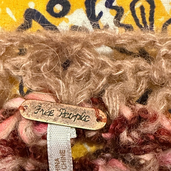 Free People pink and burgandy Knit Cardigan - Picture 2 of 4